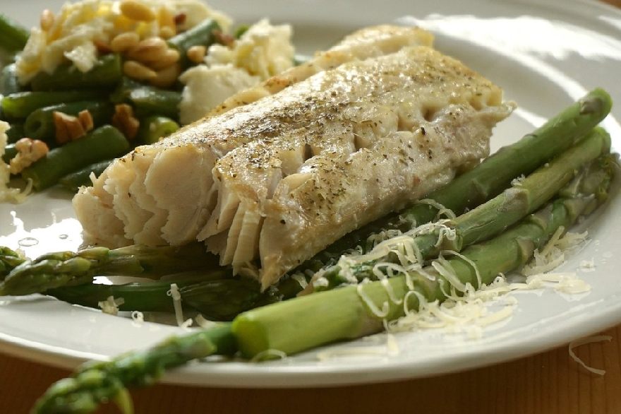 Fish and Asparagus