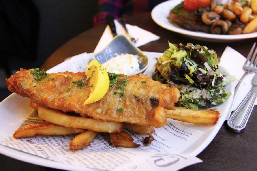 Köstliche Fish and Chips von den besten Restaurants in Münster.