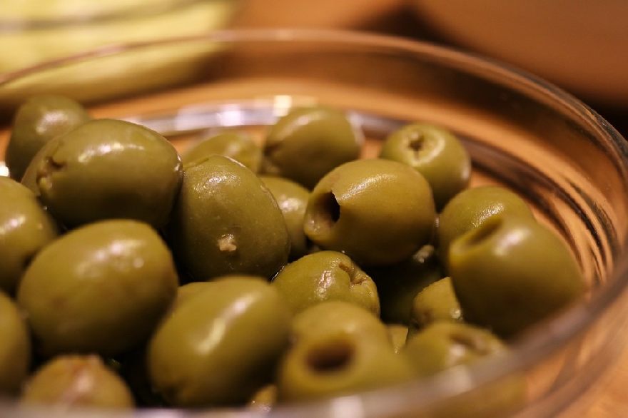 delicious olives from Spain.